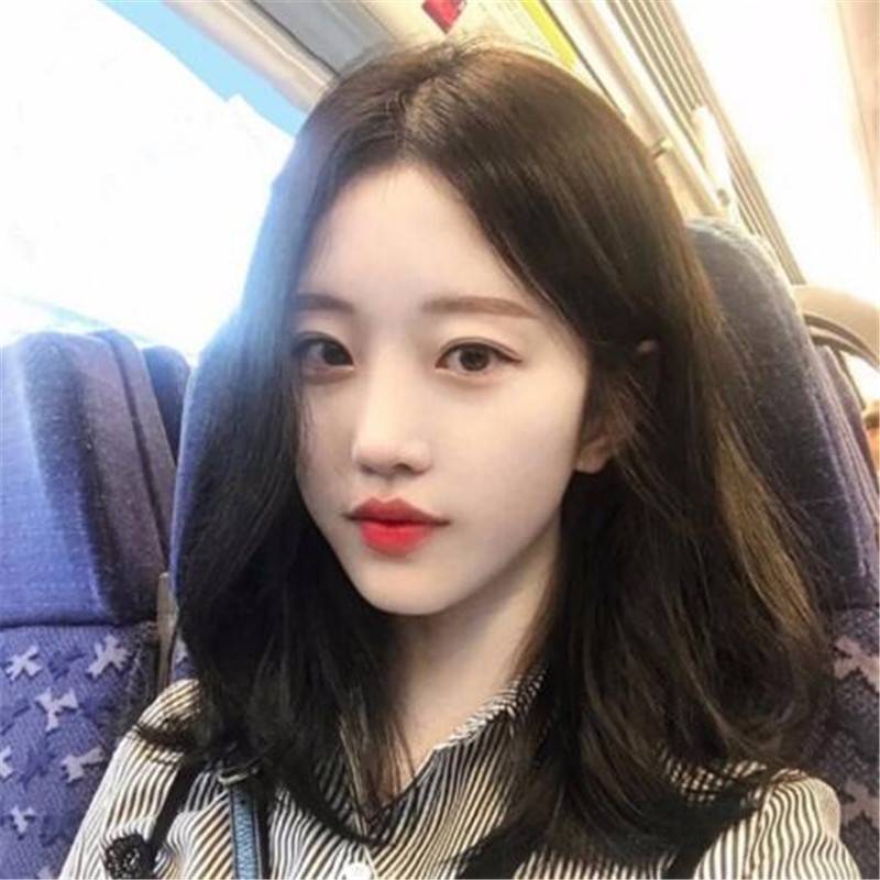 Manufacturer European and American wigs Ladies in long straight hair medium high -temperature silk head cover Amazon Amazon