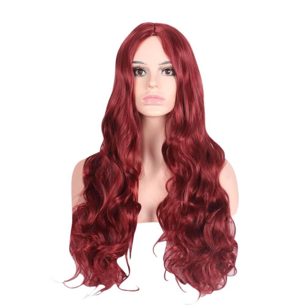 Yiwu Factory Europe and the United States, Africa, Africa long curly hair cross -border, divided into large wave women's wigs, a generation of hair