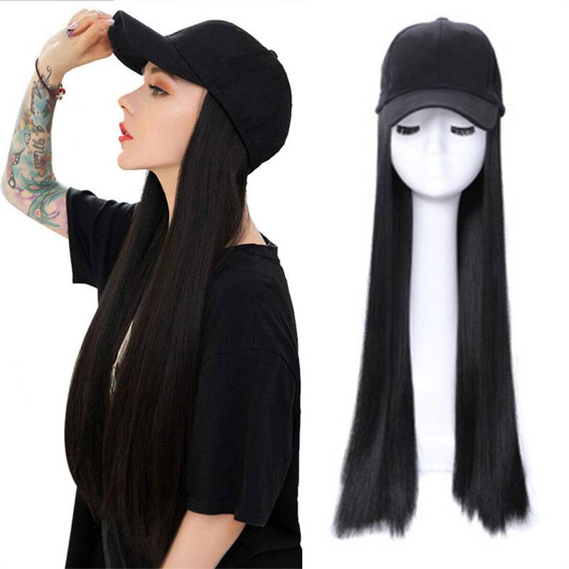 Cross -border cargo source wig female peak hats long hair, wool roll all -in -one African fashion small coil head cover