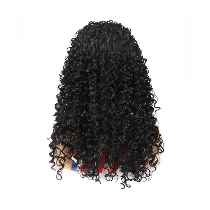 Short wiggle sleeve chemical fiber rolled headset fashion long curly hair wig