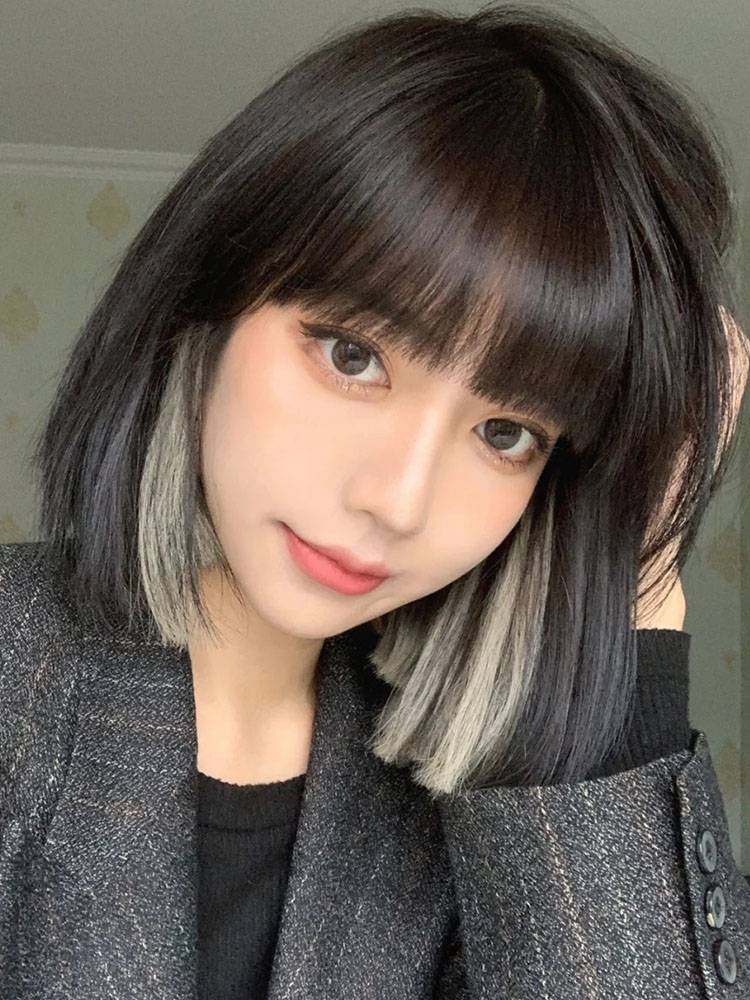 Welfare wig Blind Bad Box Female Daily COS two -dimensional soft girl lolita long hair short hair fake hair