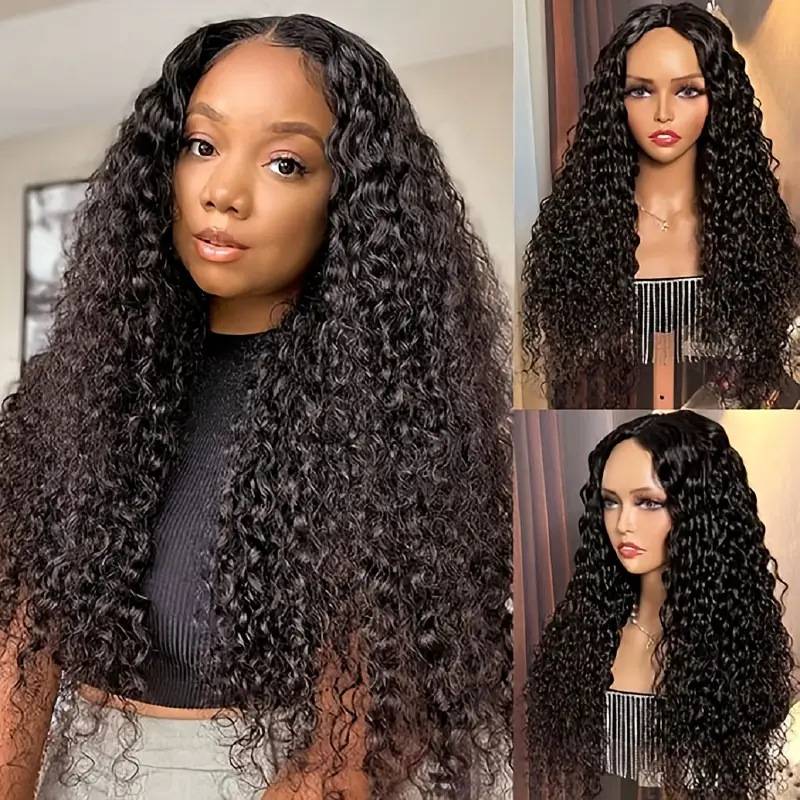 Cross -border wig European and American fashion women front lace lace curly hair African hot -selling small curls full set