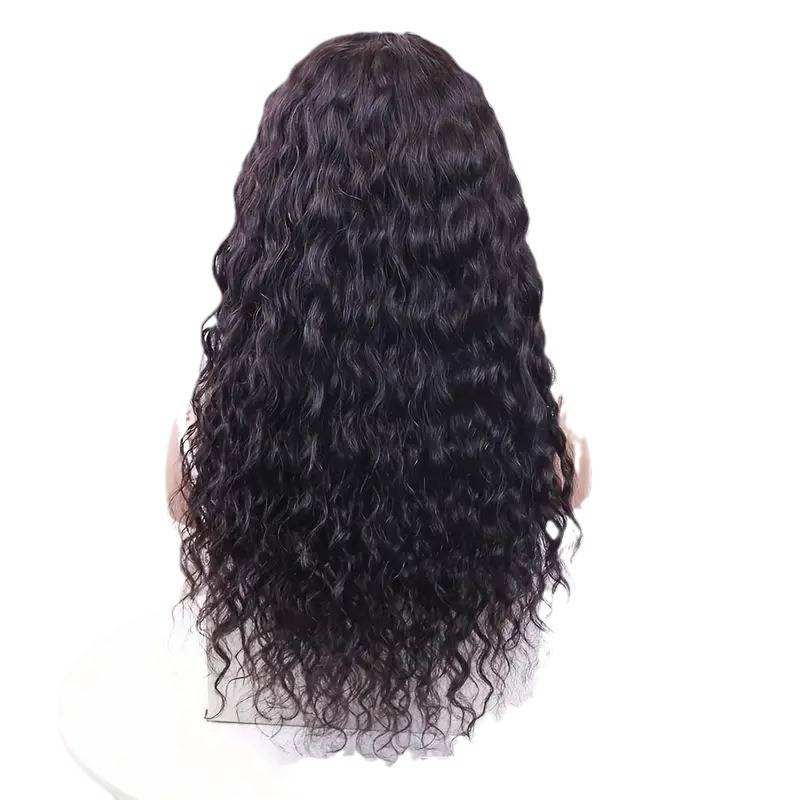Cross -border wig European and American fashion women front lace lace curly hair African hot -selling small curls full set