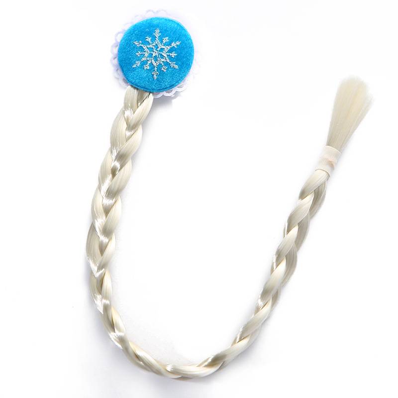 Children Ice and Snow Princess Pseudo -headwear Girls Twist Bing Hair Festive Clothing Clothing Proposa Hair Towers