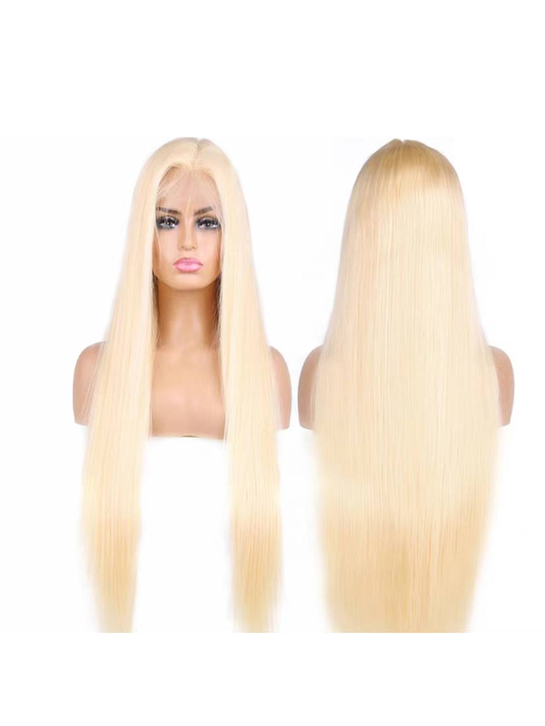 Spot 613 13*4 Former lace head hood hair wigs European and American cross -border straight lace wig