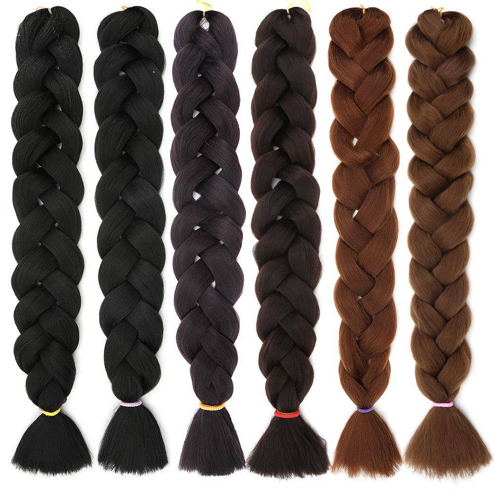 African chemical fiber wig big braid JUMBO Braid hair dirty braid high temperature Jacques braid