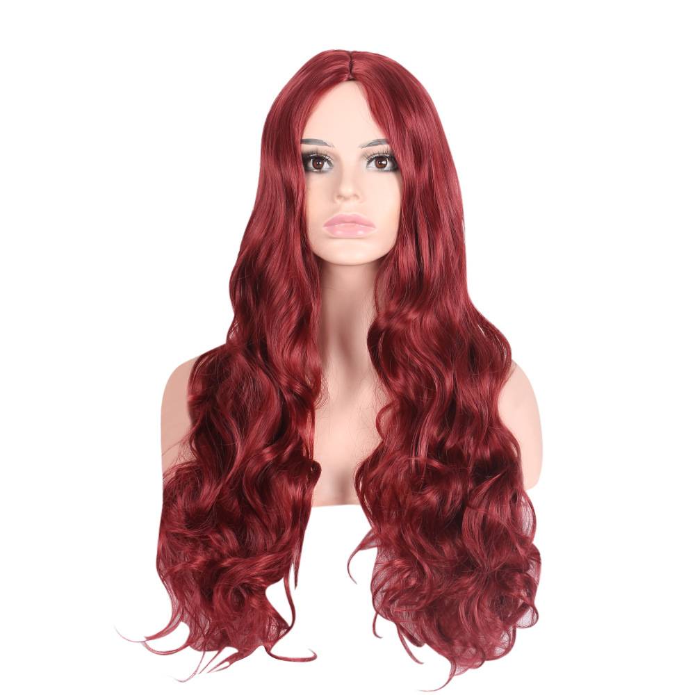 Yiwu Factory Europe and the United States, Africa Africa long curly curly hair cross -border, divided into large wave female wigs