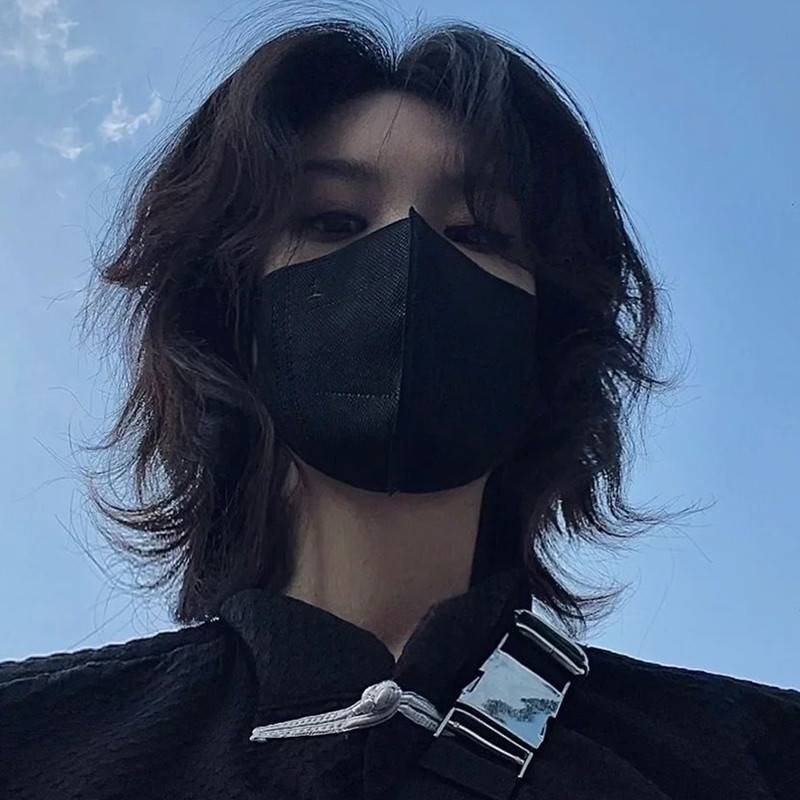 Curchian head wig Men's short hair fashion trend, natural fluffy net red wolf tail, Japanese men and women universal full header