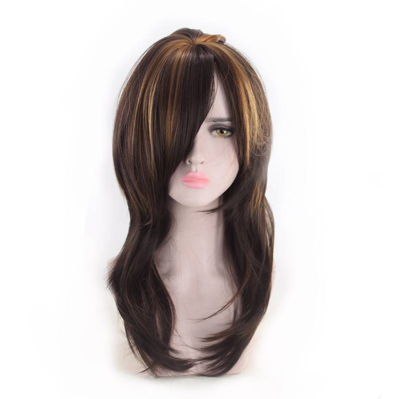 Amazon hot selling European and American wig women Wighair medium curly curly hair sleeve