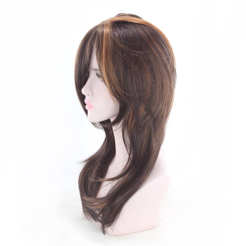 Amazon hot selling European and American wig women Wighair medium curly curly hair sleeve