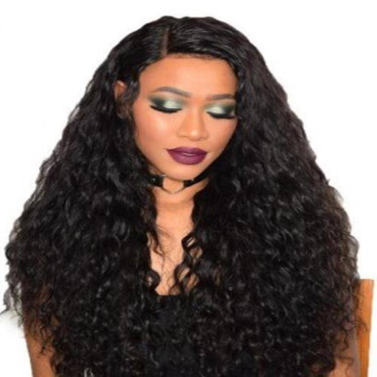 European and American hairdressing African black golden rice whisker VLI wig fiber high -temperature wig jade manufacturers