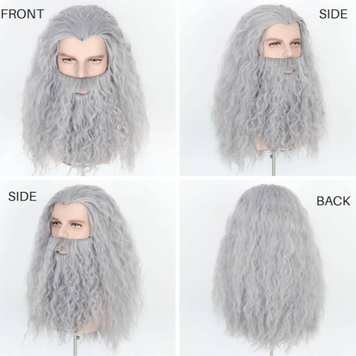 Wig Christmas Easter Carnival Europe and the United States Amazon COS wig Marie Wig Market Marcine Fat Thor God Full Set