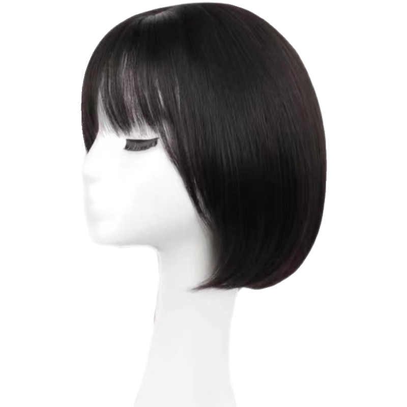 Use your own hair to process wigs to make full -haired private custom headers to make custom -made cover white hair