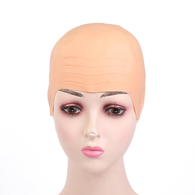 Rubber monk scalp bald head hood, ancient costume simulation bald head shadow tower anime wig scalp