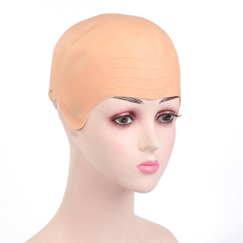 Rubber monk scalp bald head hood, ancient costume simulation bald head shadow tower anime wig scalp
