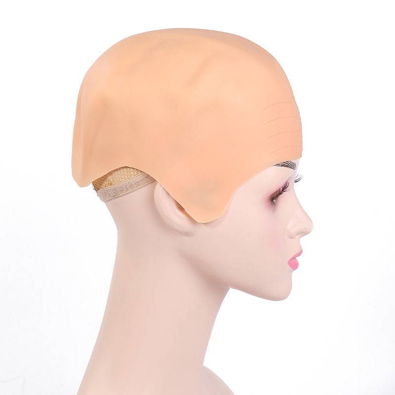 Rubber monk scalp bald head hood, ancient costume simulation bald head shadow tower anime wig scalp