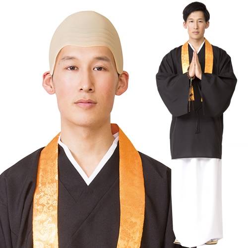 Rubber monk scalp bald head hood, ancient costume simulation bald head shadow tower anime wig scalp