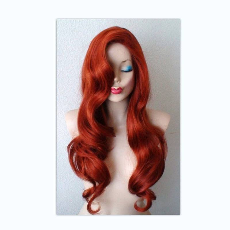 Amazon Europe and the United States Princess Mermaid Mermaid Red Wigga Golk Movement Cos wig