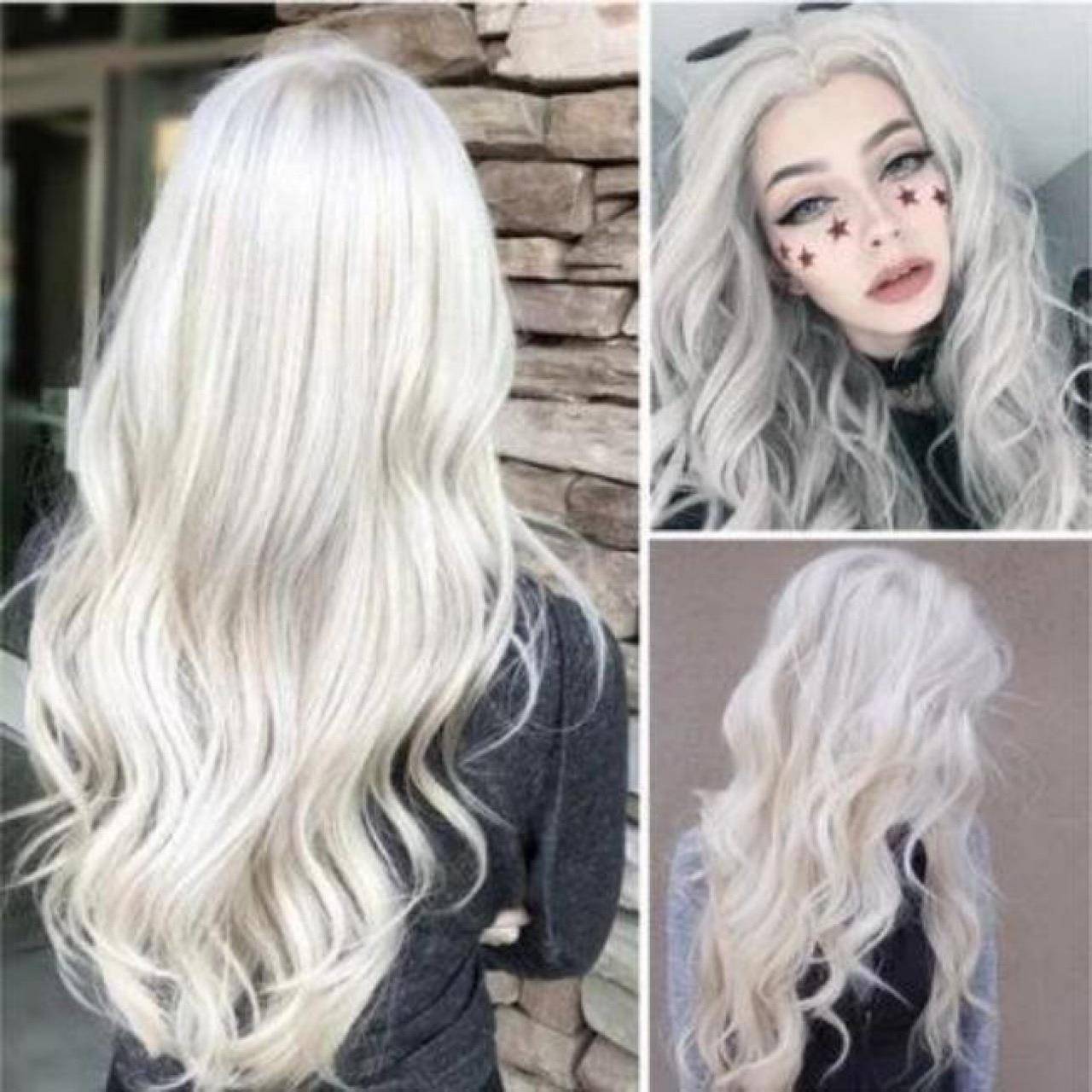 European Whitening Divided Large Wave long curly hair chemical fiber rose net norma wig manufacturer wholesale