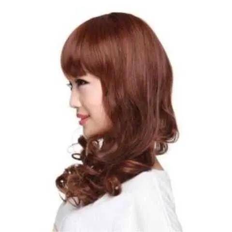The long hair reduction short hair in the wig natural