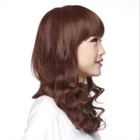 The long hair reduction short hair in the wig natural