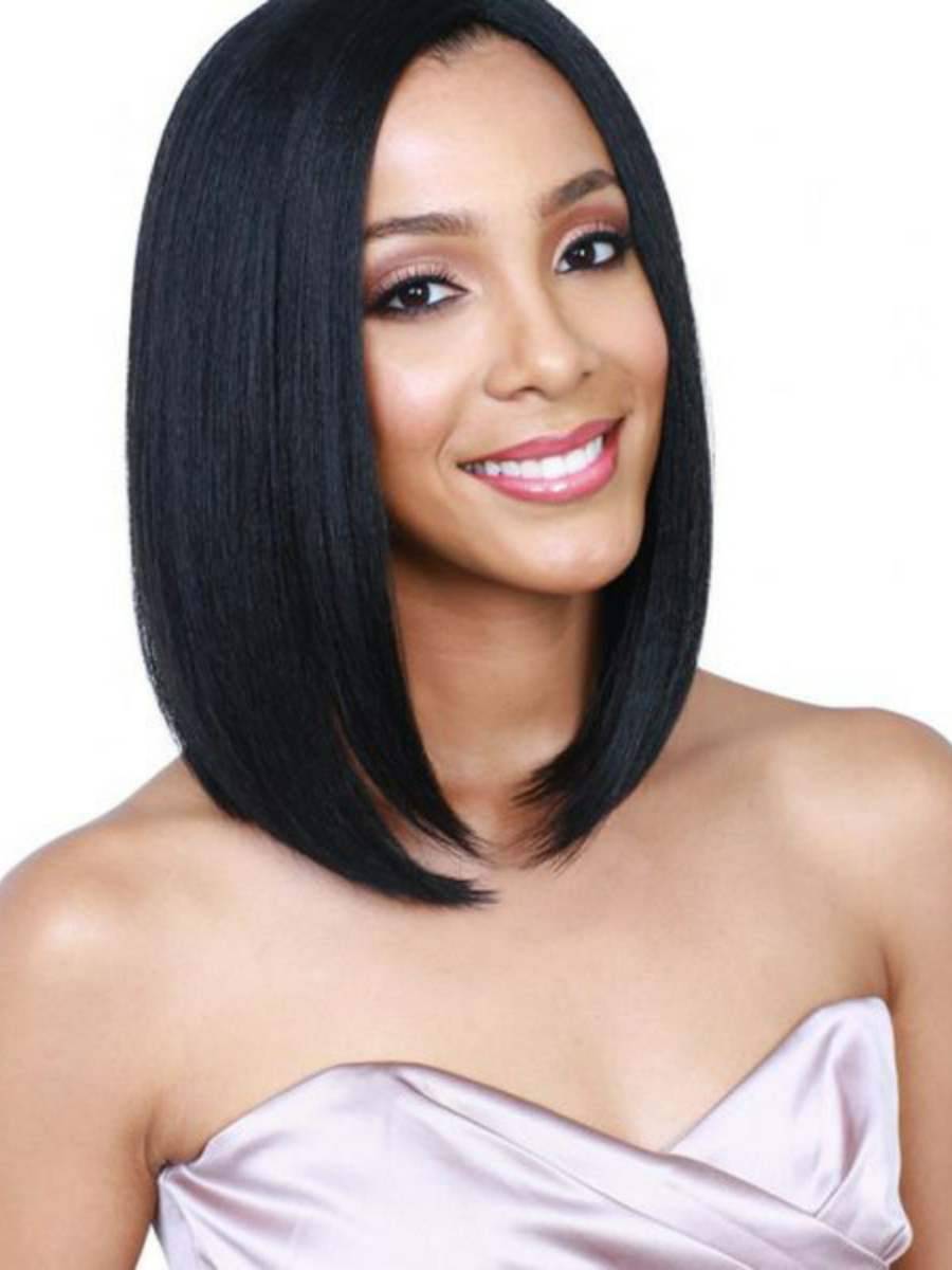 African wigs among bangs, long straight hair shoulder shoulder shoulder shoulder, African European and American fashion wigs, overseas AA