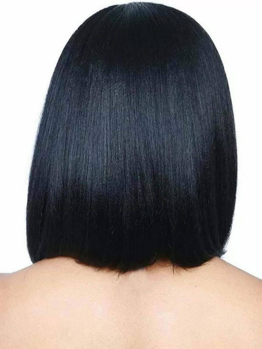 African wigs among bangs, long straight hair shoulder shoulder shoulder shoulder, African European and American fashion wigs, overseas AA