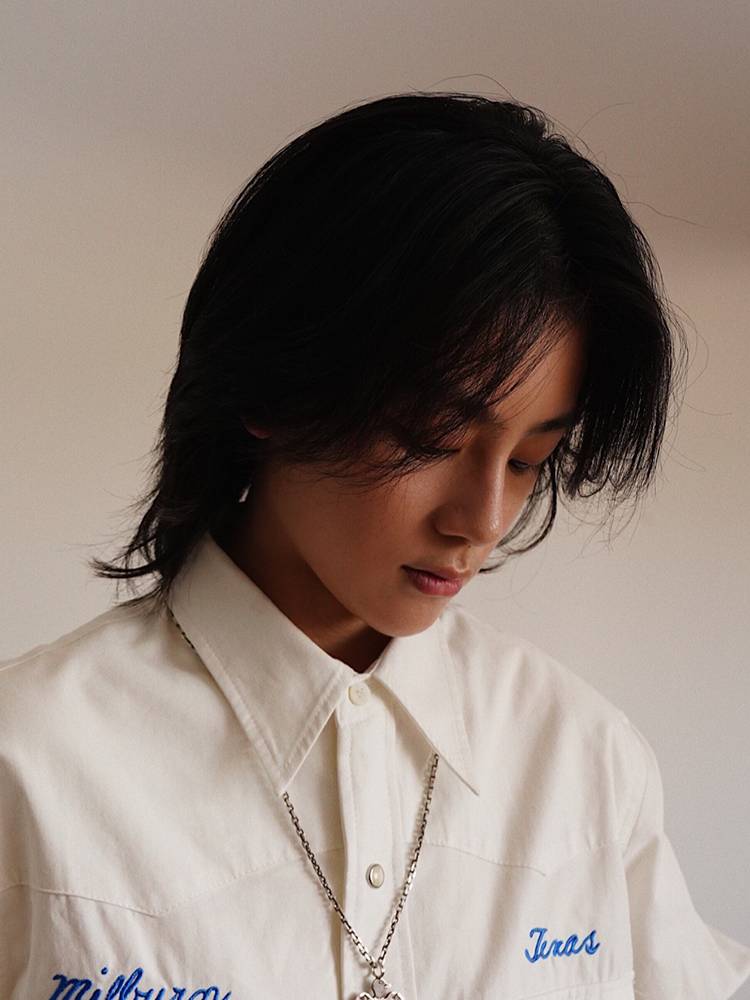 Wolf Tail Wig Men Short Hair Takuya Takuya Takuya Takuya Same Wigs Handsome Divided Bangs Real -breathable Full Set