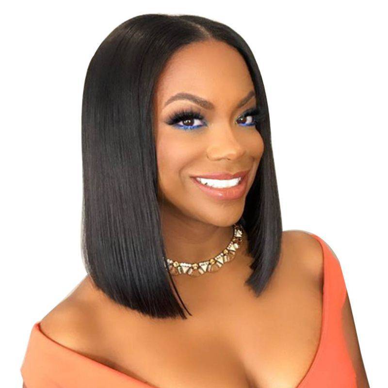 Cross -border wig short hair BOBO head short -haired African wig female fluffy waveized fibrous head sleeve spot