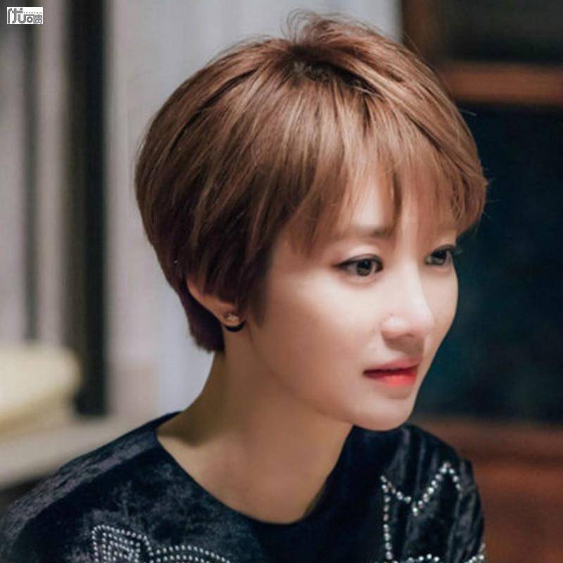 Xuchang manufacturer Korean version of Women's Wig short hair BOBO head top mechanism head hood