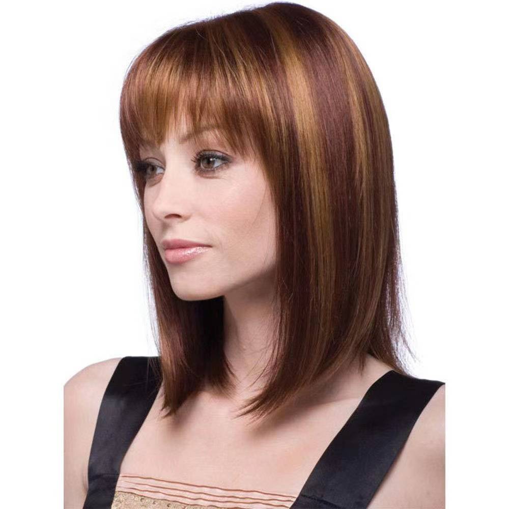 Cross -border new wigs Qi bangs color wave wave head -based fibrous nagging set Amazon overseas warehouse