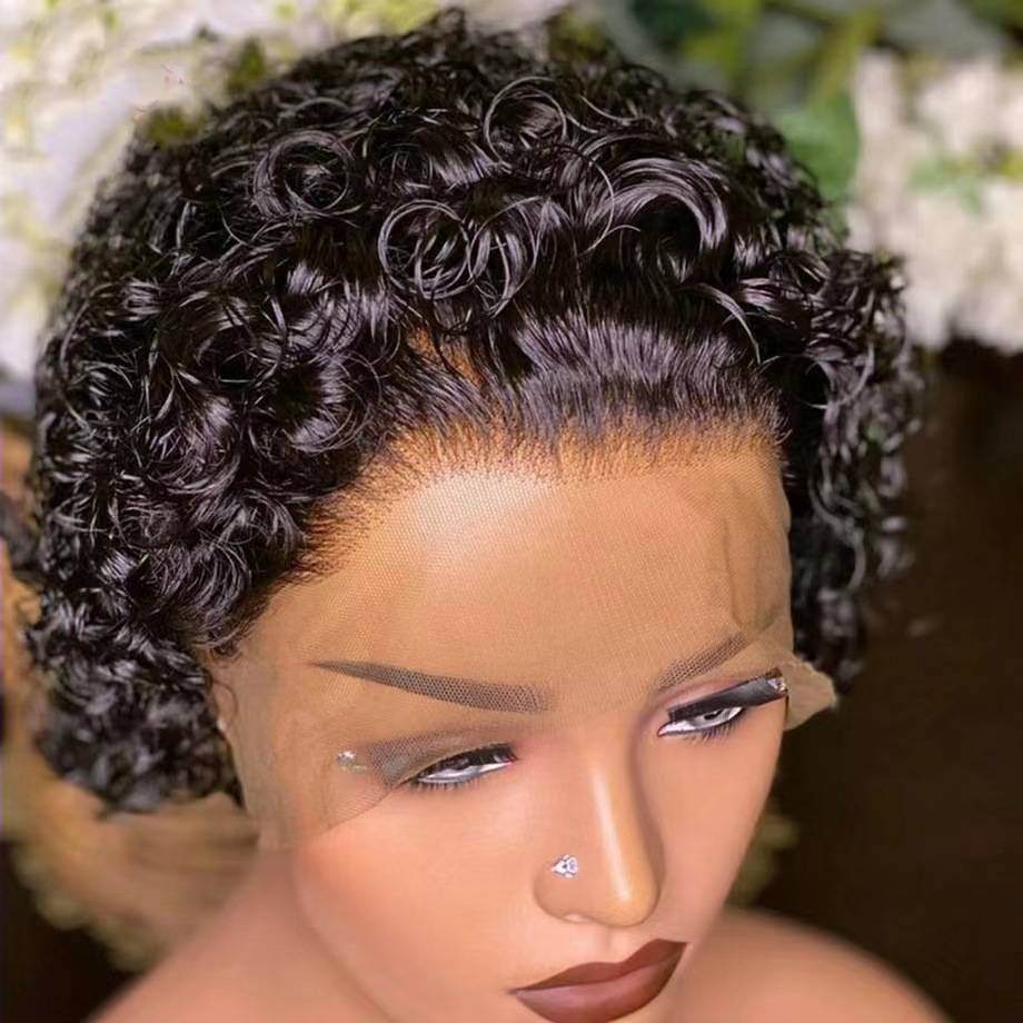 European and American wigs before lace African curls front curly hair gloves, a one -generation manufacturer spot
