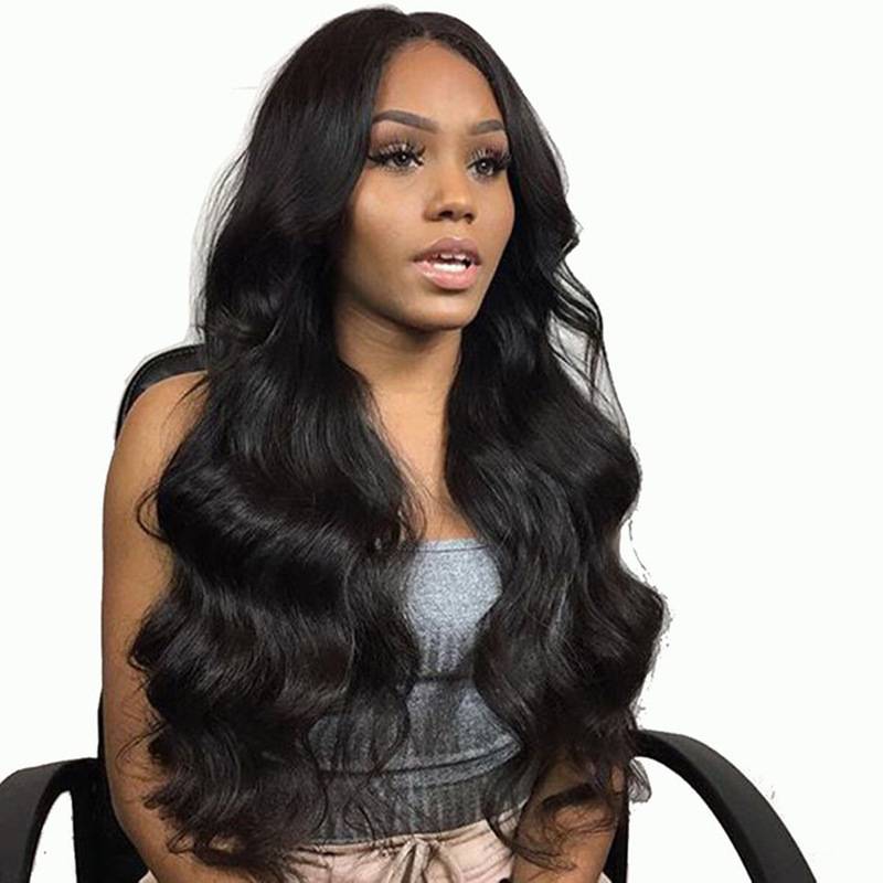 Cross -border e -commerce European and American wig female chemical long hair Africa medium black big black wavy long curly hair set spot