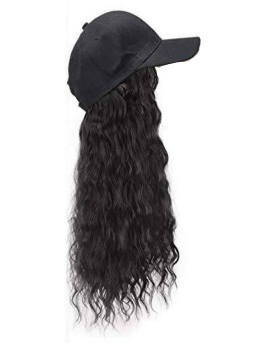 European and American wig women's hat integrated long curly hair peaked caps four seasons universal transmittance support overseas AA