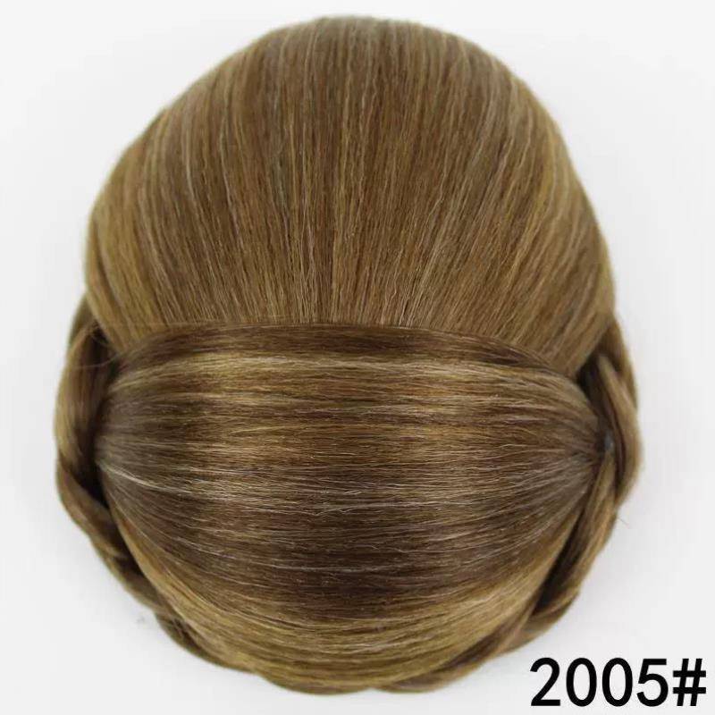 Hot -selling bun wig back head plate hairpin hair bun Baoxiu Xiu Hepan head special buns spot spot for sale