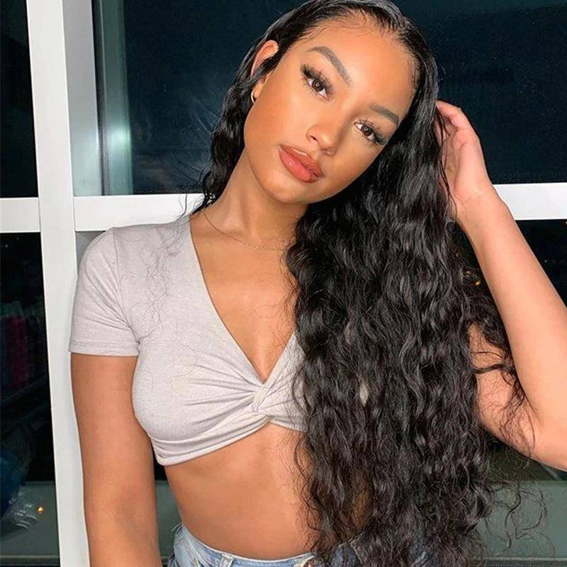European and American new wig ladies are divided into black long curly curly corn hot African curly hair fibrous headset women