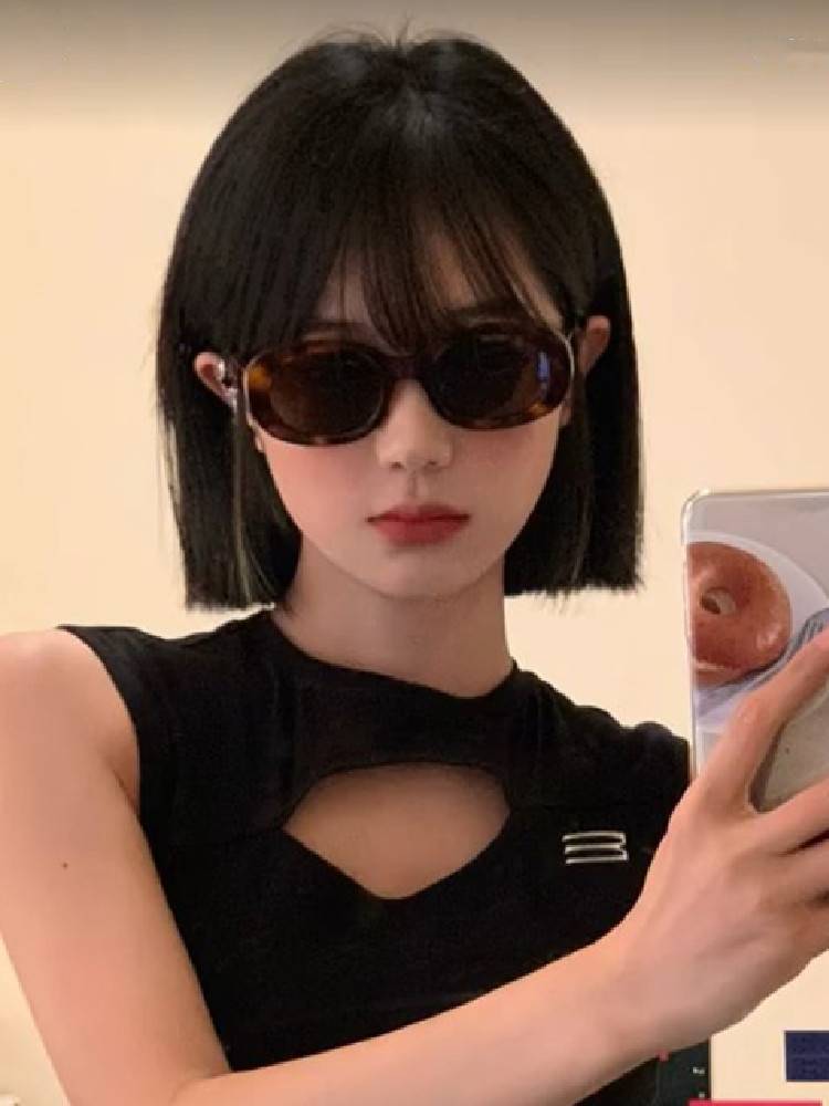Wig female short hair Bobo head daily age reduction fashion lolita high cranial top natural fluffy full header