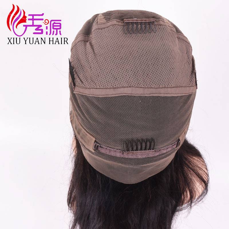 Wig all -lace head cover is natural color and smooth