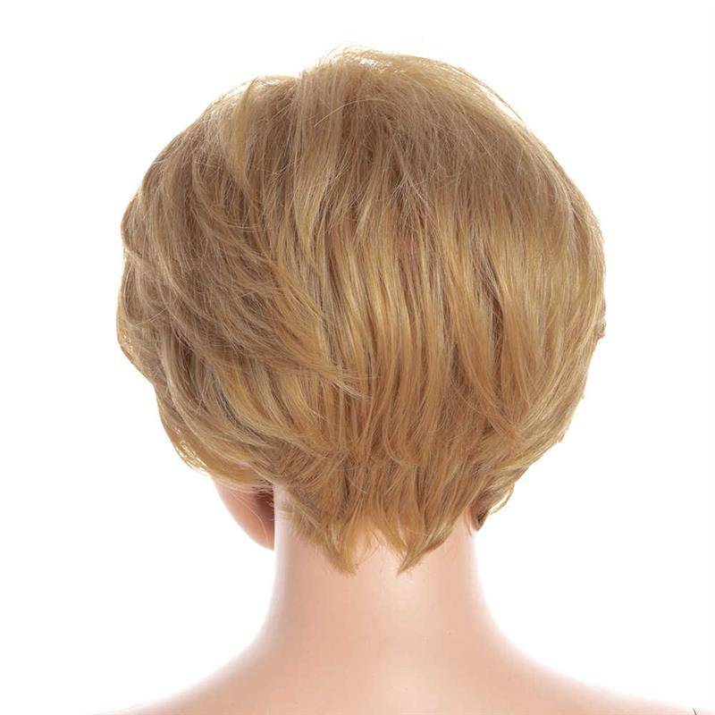 European and American ladies wigs, short curly curls, chemical fiber, fluffy fashion micro -curly short hair sleeve