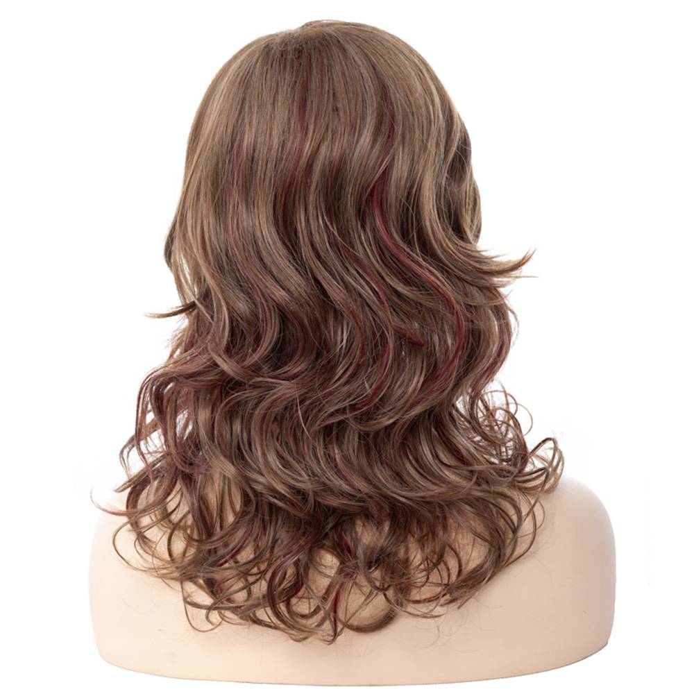 Ww2-01 European and American ladies wig head hood, short curls, natural fluffy feminine fibrous wiggle hoods