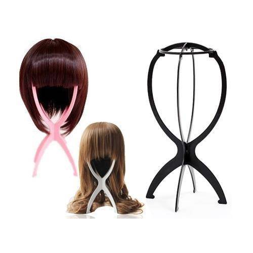 Wigmail wig tool wig accessories black exit wig Stand plastic stent