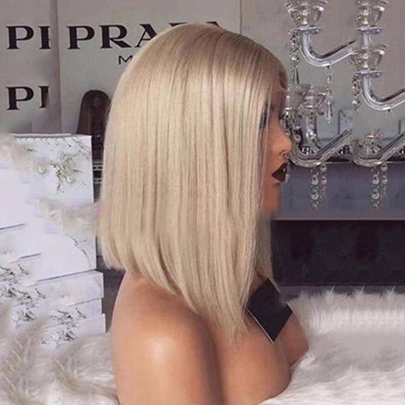 Genuine fashion short hair women's European and American popular hairstyle bobo head wig hairstyle eBay wig