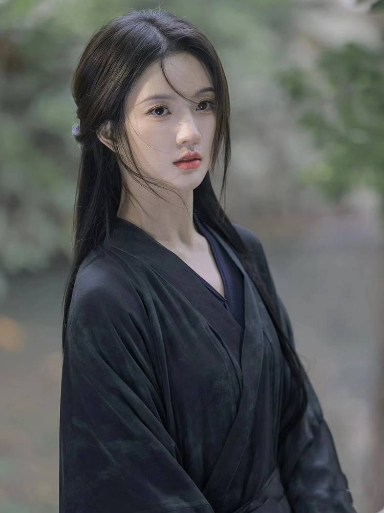 Ancient wind hair female long hair can be tied to the daily universal COS Hanfu long -haired costume model men and women universal hoods