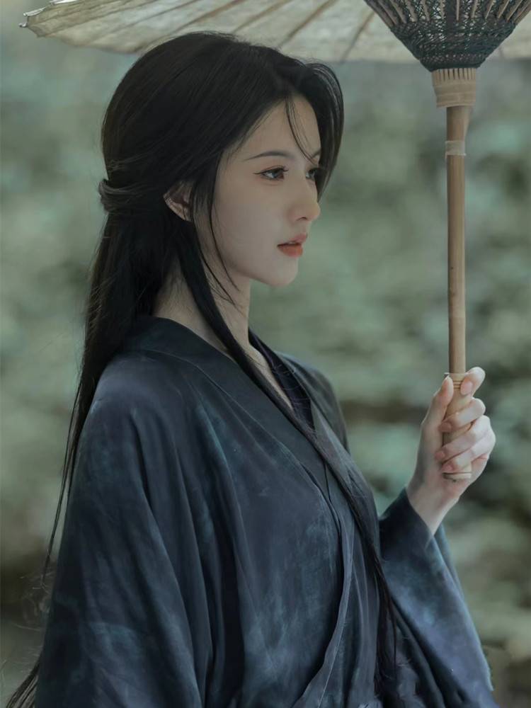 Ancient wind hair female long hair can be tied to the daily universal COS Hanfu long -haired costume model men and women universal hoods
