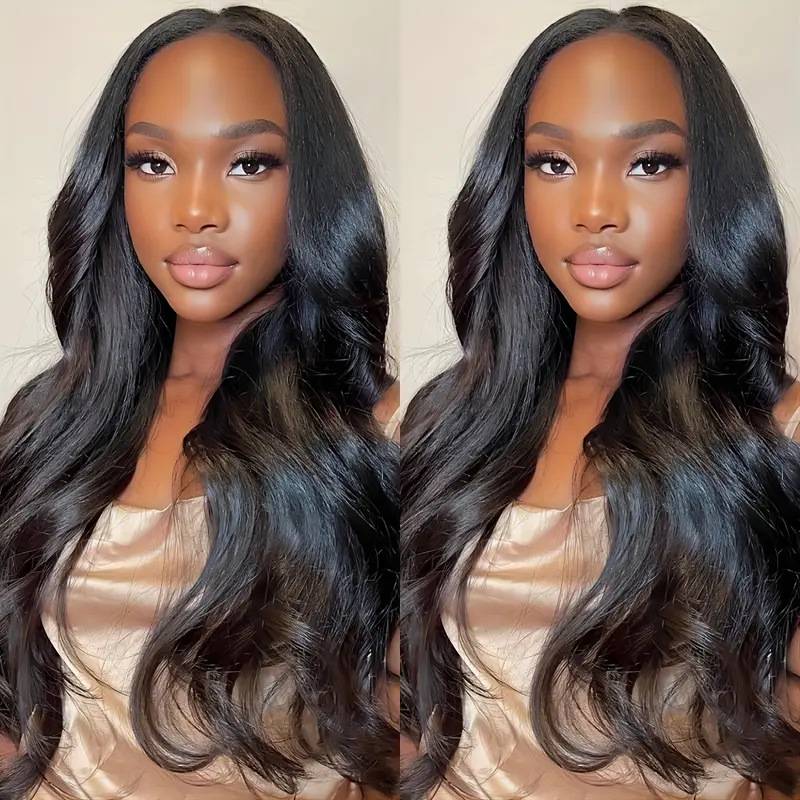 Cross -border wigs in Europe and America's pre -wave wavy curly curls African hot -selling front lace wig