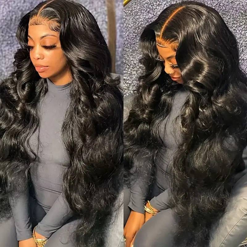 Cross -border wigs in Europe and America's pre -wave wavy curly curls African hot -selling front lace wig