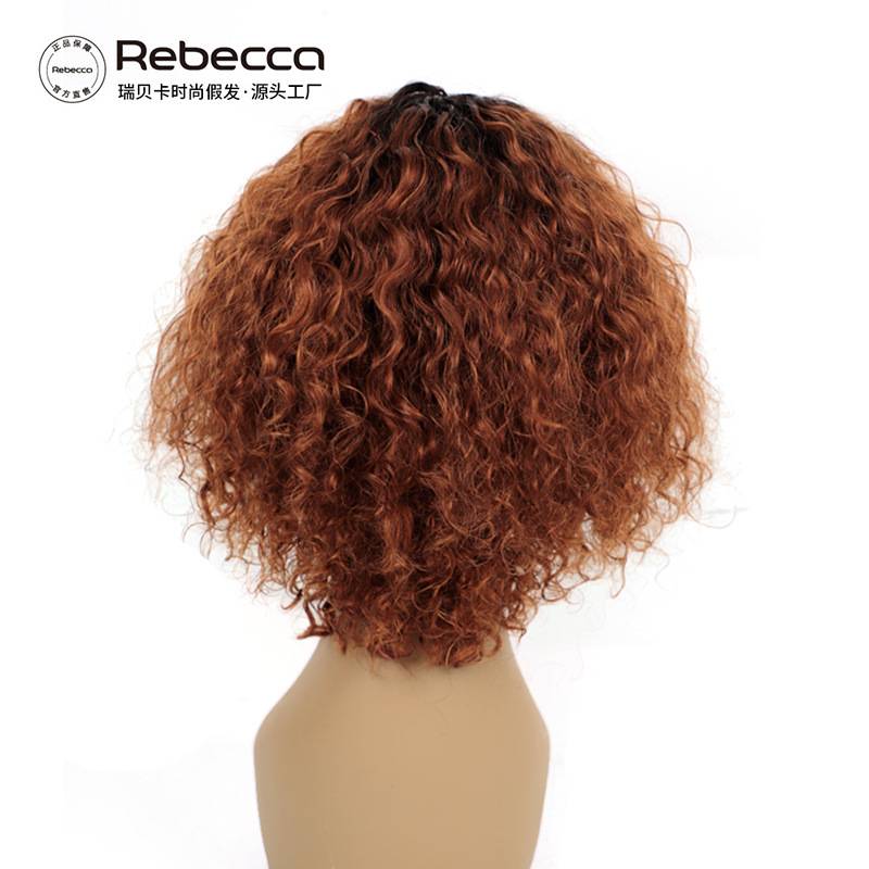 Wigs in European and American fluffy explosive heads Real people medium -length curly hair set women's factories cross -border