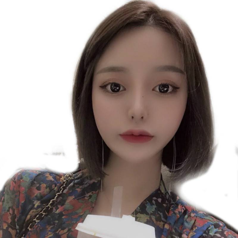 Factory wigs girl short straight hair split bangs BOBO short hair female European and American exported fiber wig women