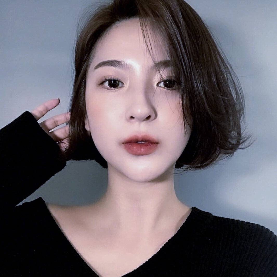 Spot export BOBO wig Female short straight hair fashion Bobo head wig Female short hair fiber