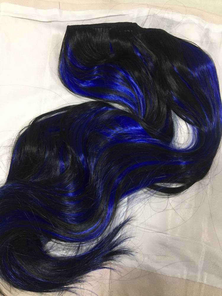 Another wig that has been turned out is quite a ponytail